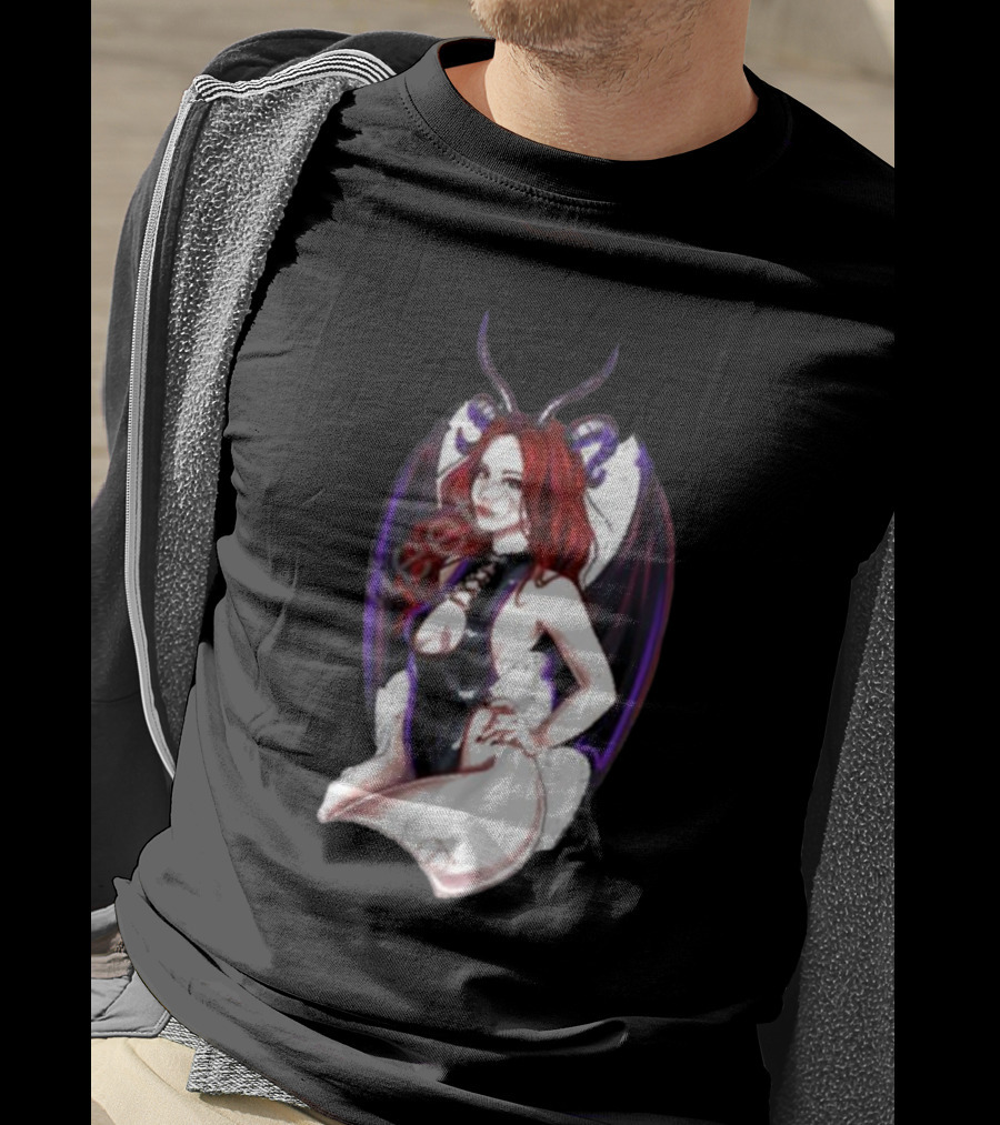 MadameDiablo Diablo Madame Demon Wings Femme Fatale T-Shirt