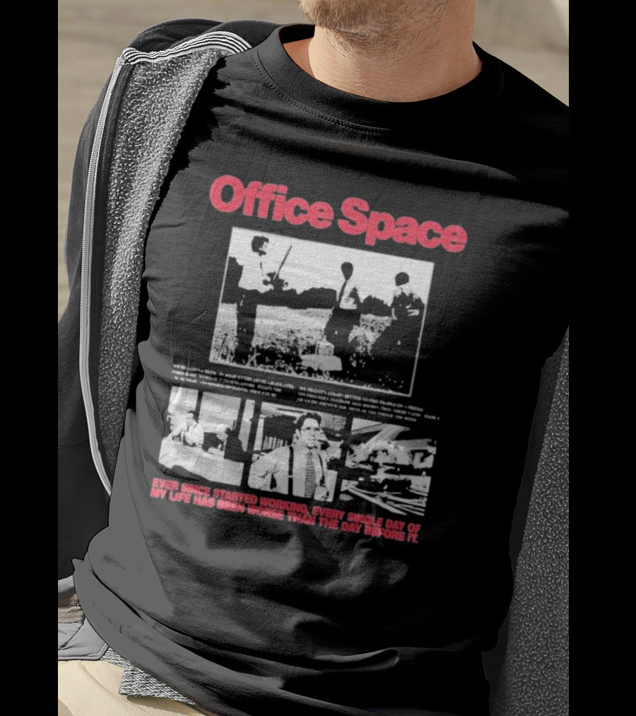 Office Space Movie Bootleg Quote And Scene Montage T-Shirt