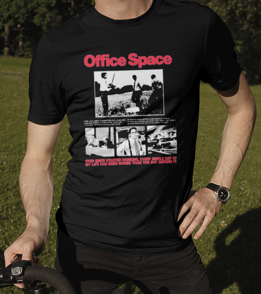 Office Space Movie Bootleg Quote And Scene Montage T-Shirt