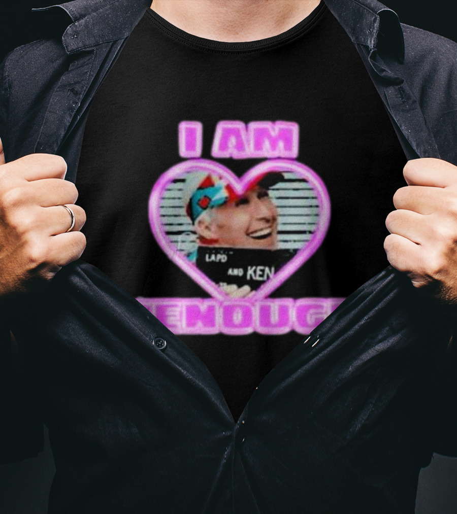 Ryan Gosling I Am Kenough Heart Ken Shirt Image T-Shirt