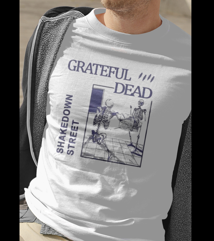 Grateful Dead Shakedown Street Skeleton Dance T-Shirt