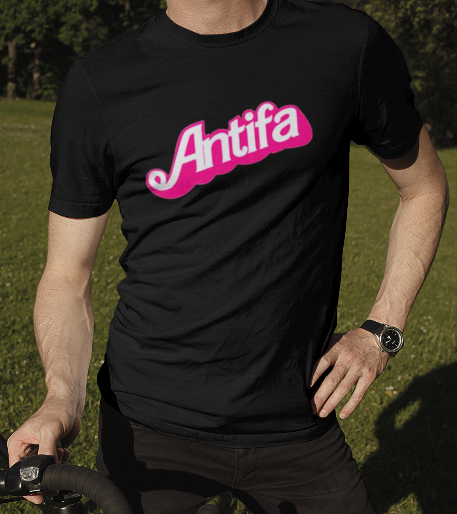 Walter Masterson Barbie Antifa Pink T-Shirt
