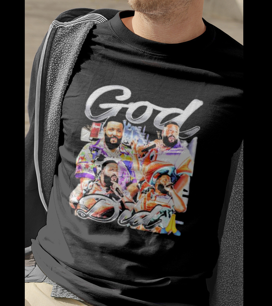 DJ Khaled God Did Graphic Illustration Prayer Hands T-Shirt