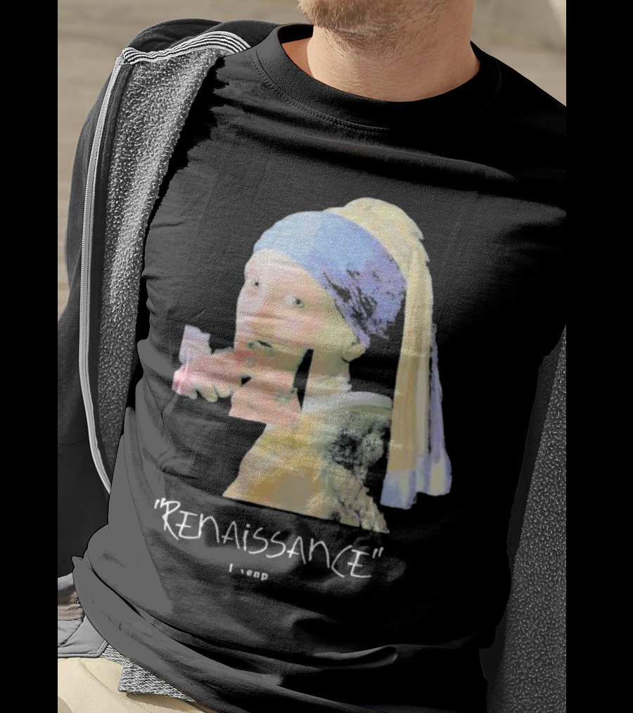 Renaissance Girl With A Pearl Earring Eleven Paris Men's T-Shirt