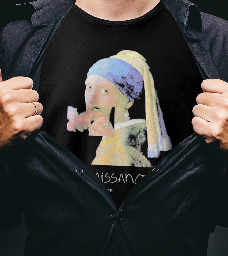 Renaissance Girl With A Pearl Earring Eleven Paris Men's T-Shirt