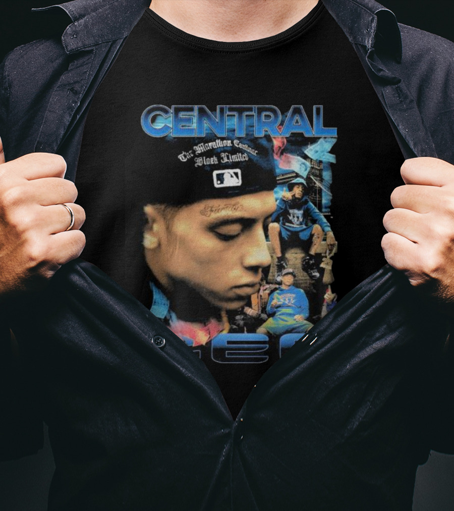 Central Cee The Marathon Continues Sticc N Move Blue Aesthetic T-Shirt