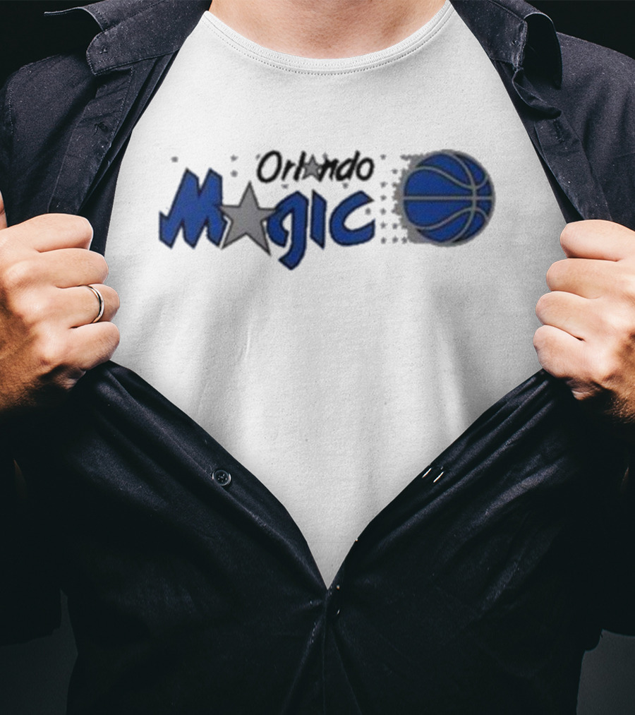 Orlando Magic Classic Retro Basketball Emblem T-Shirt