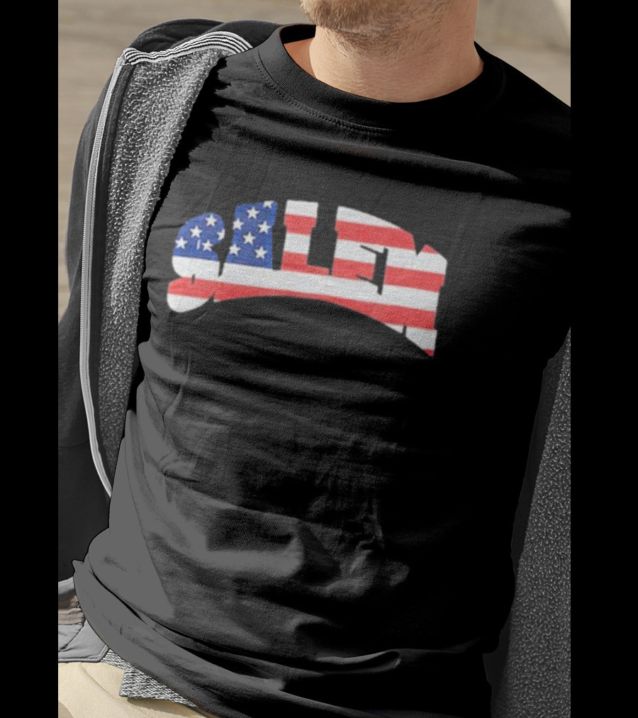 American Flag Salem T-Shirt