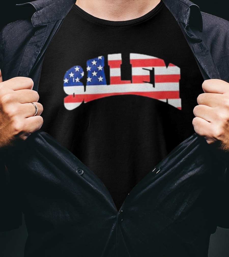 American Flag Salem T-Shirt
