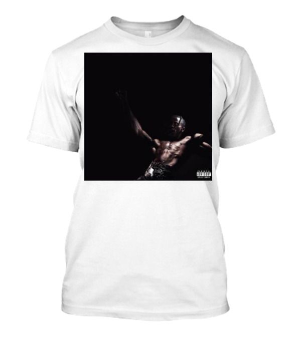 Travis Scott Utopia Album Cover Parental Advisory Explicit Content T-Shirt