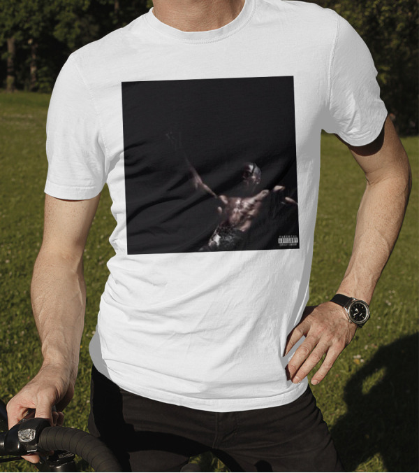 Travis Scott Utopia Album Cover Parental Advisory Explicit Content T-Shirt