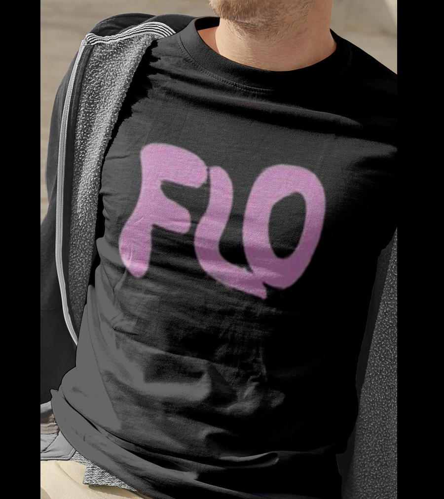 Jimmyoutsold FLO Text Pink Letters T-Shirt