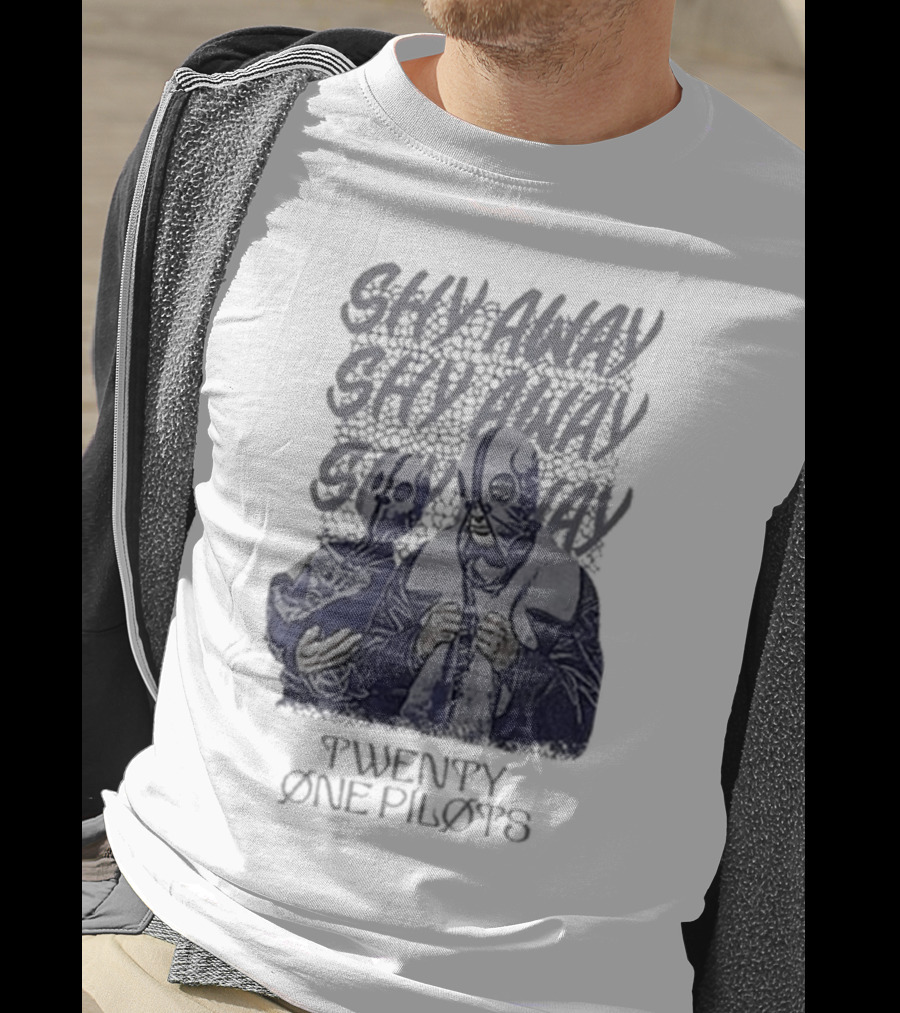 Shy Away Repeated Masked Figures Twenty One Pilots T-Shirt