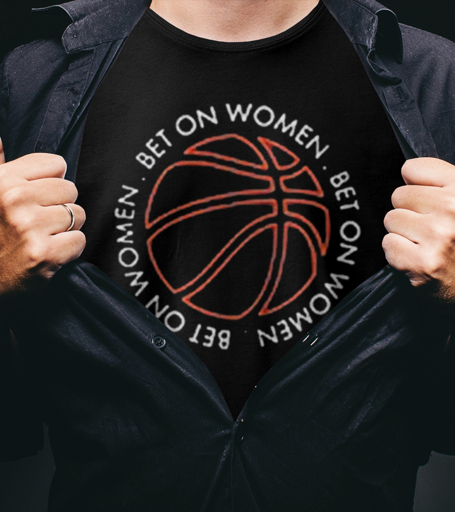 Bet On Women Basketball Circle Champion T-Shirt