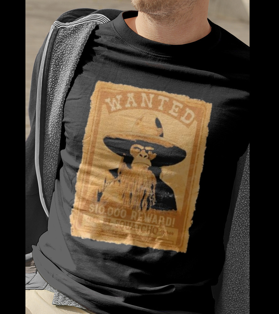Wanted Bigfoot $10000 Reward El Squatcho T-Shirt