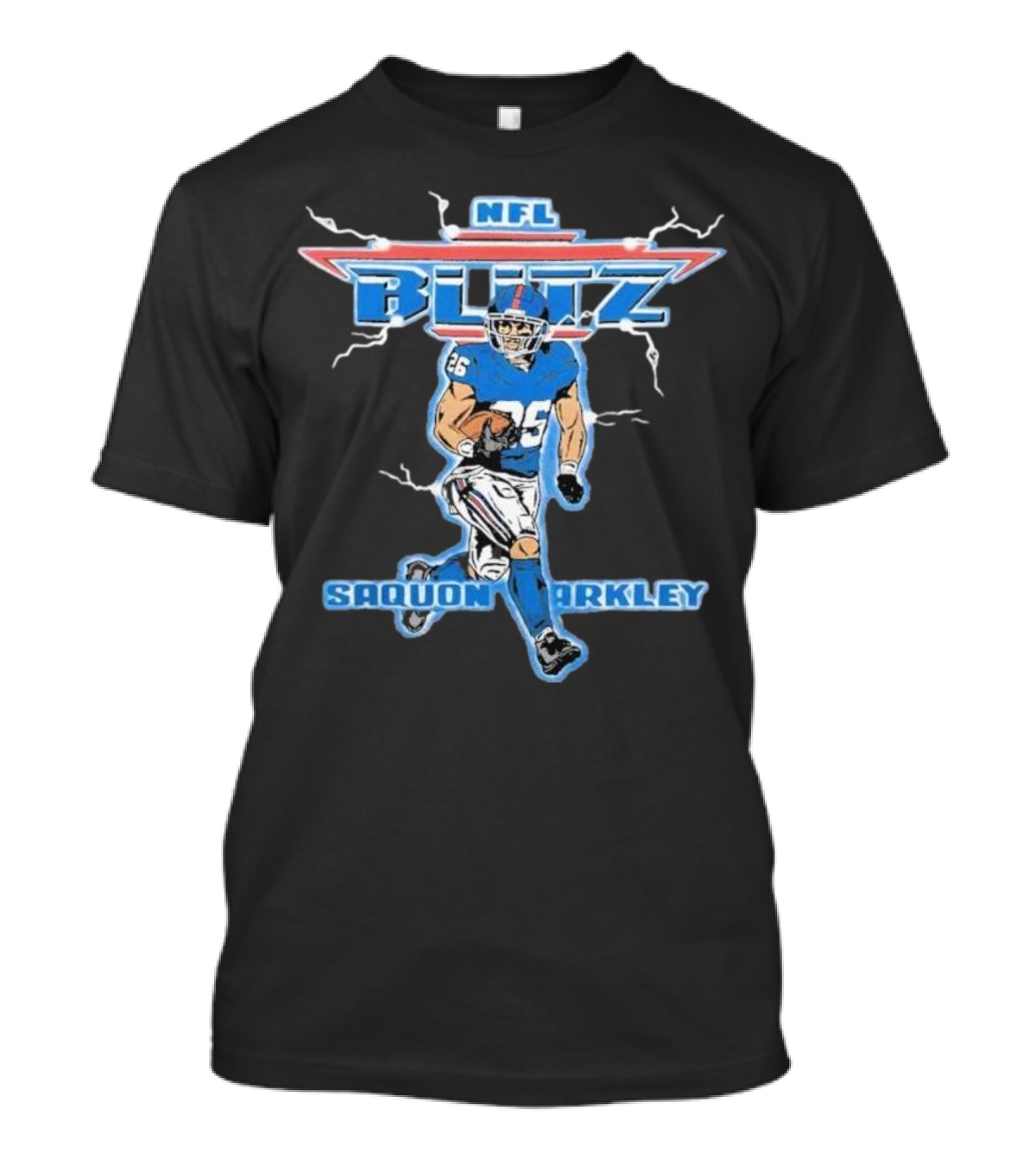 NFL Blitz Saquon Barkley Giants T-Shirt