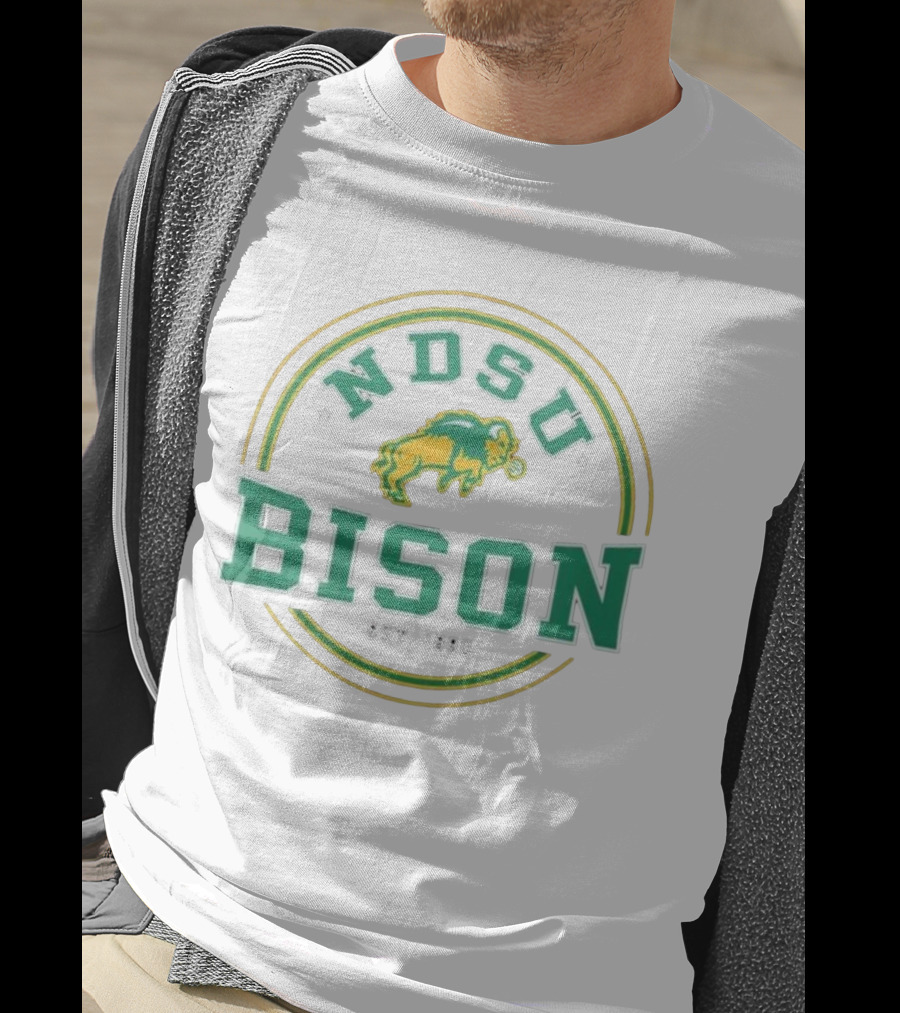 North Dakota State Bison NDSU Est. 1890 Henley By Colosseum T-Shirt