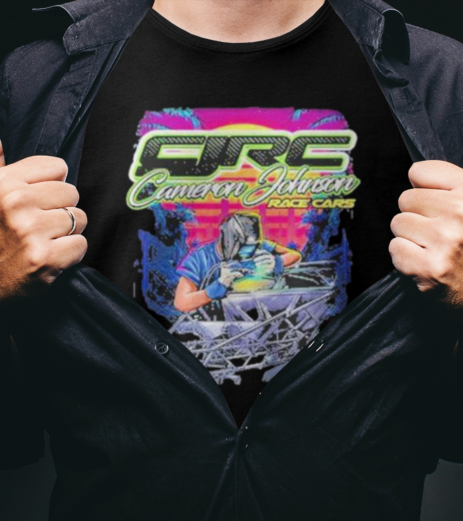 CJRC Cameron Johnson Race Cars Vibrant Welding T-Shirt