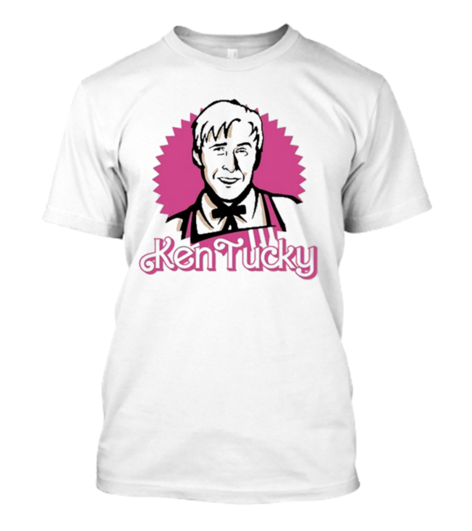 Ken Tucky Barbie Pink Starburst Style Retro Charm T-Shirt