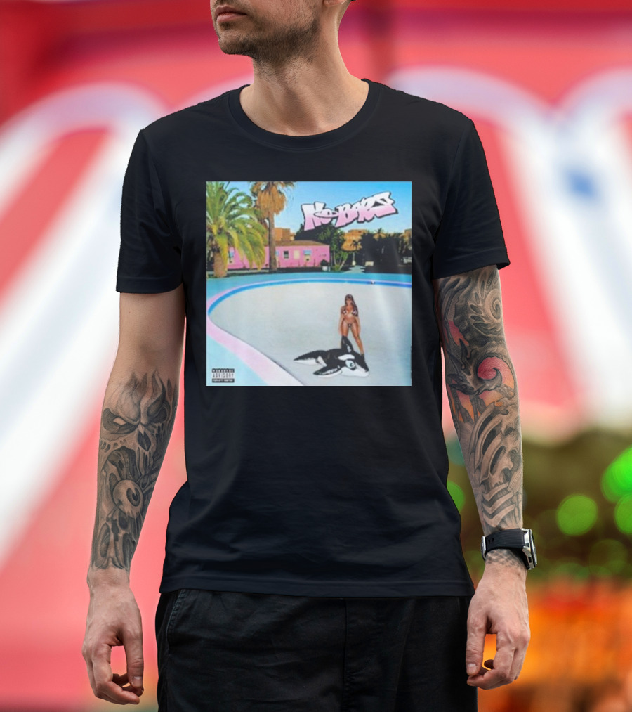 No Bars Palm Trees Pink House Woman Pool Toy T-Shirt