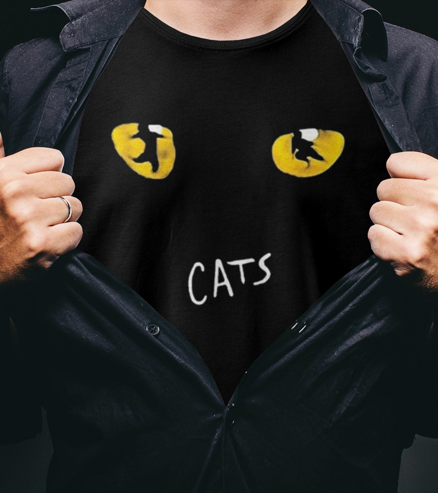Jesse Tyler Ferguson Eyes Cats Musical T-Shirt