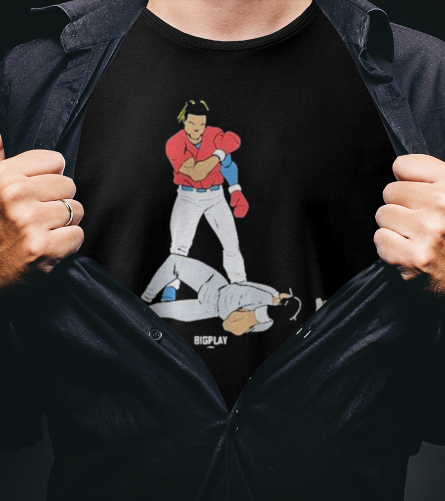 Bigplay Down Goes KO Boxer Knockout Moment T-Shirt