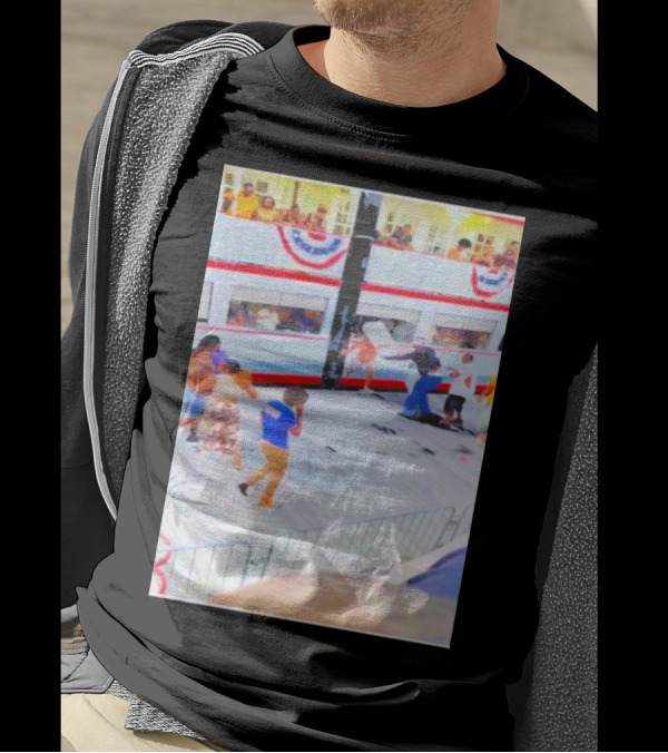 Philip Lewis Cracker Barrel Riverboat Scene T-Shirt