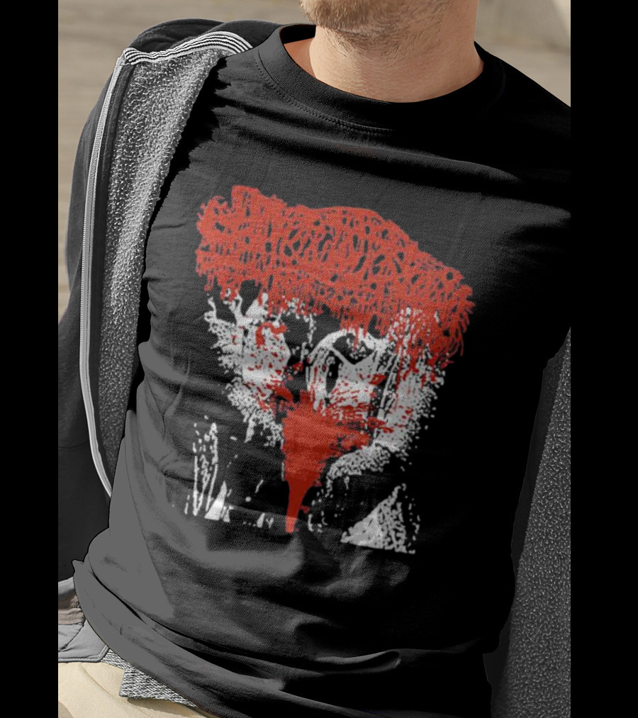 Sanguisugabogg Red And White Horror Mask T-Shirt