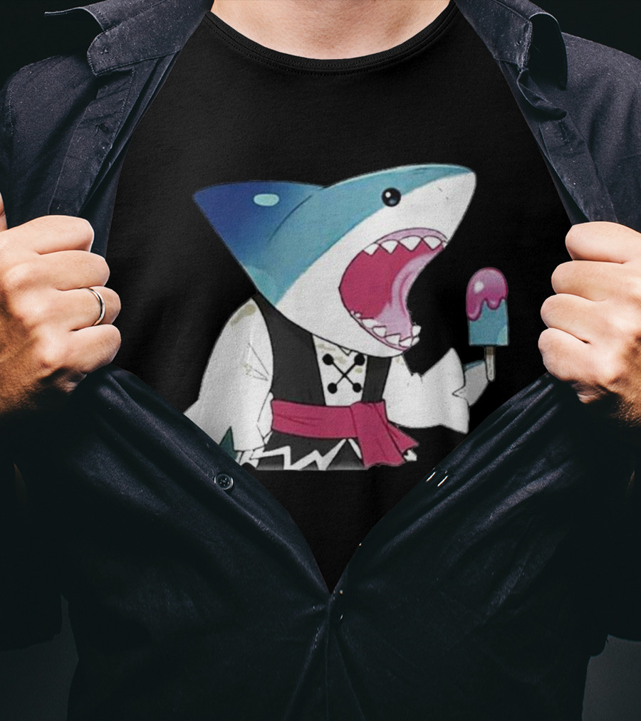 Shroomie Sorbet Shark Cookie Ice Cream Treat T-Shirt