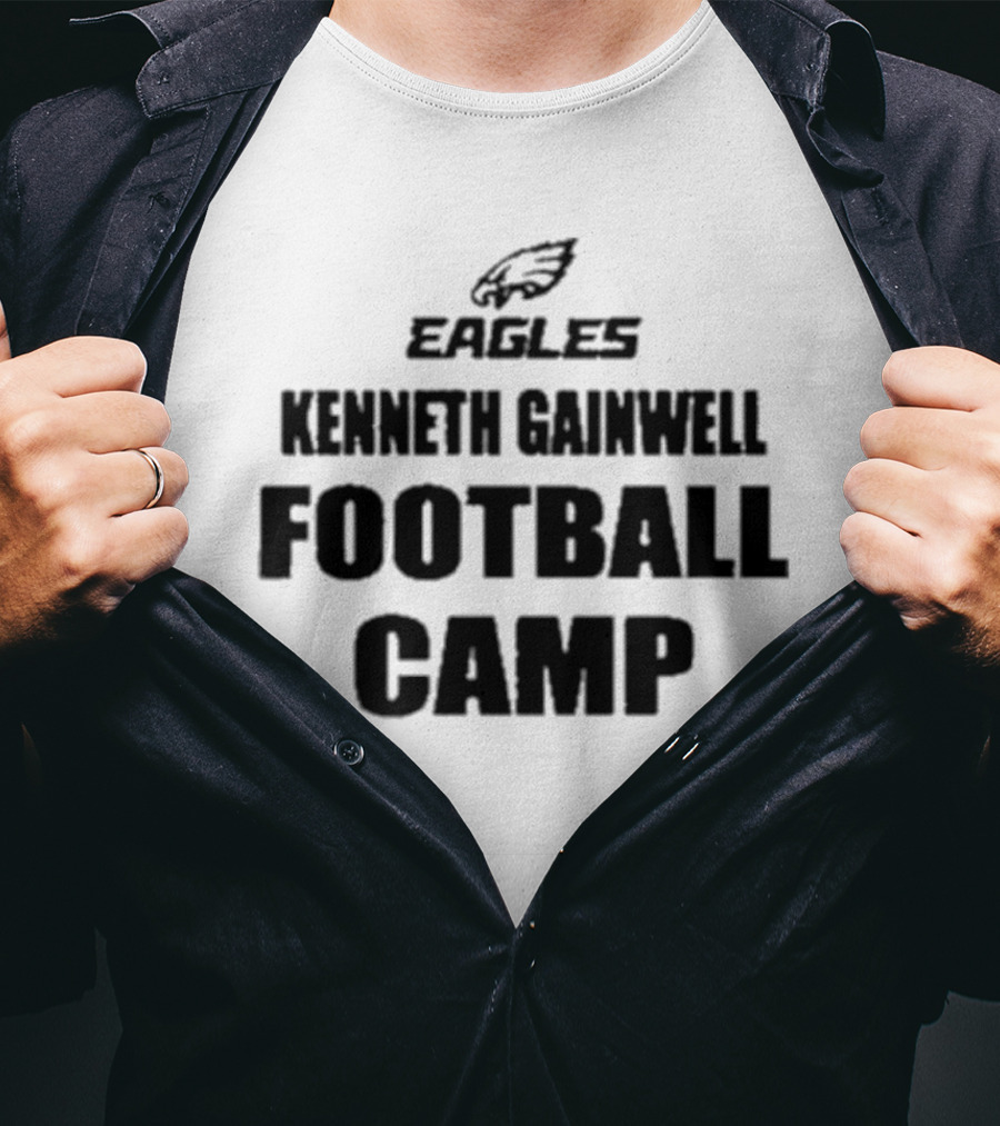 Eagles Kenneth Gainwell Football Camp T-Shirt