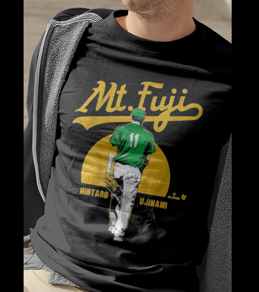 Mt. Fuji HINTARO FUJINAMI 11 Oakland Baseball Players T-Shirt