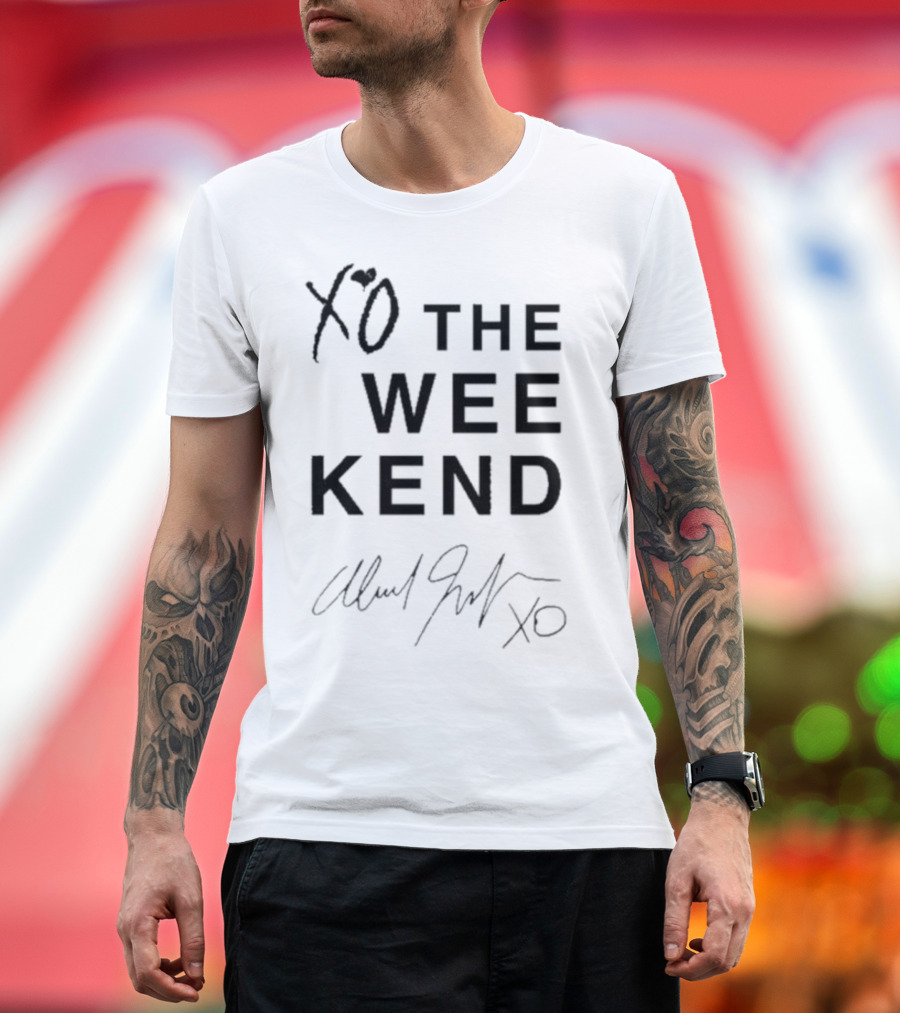 XO The Weeknd Signature Ailoviutl T-Shirt