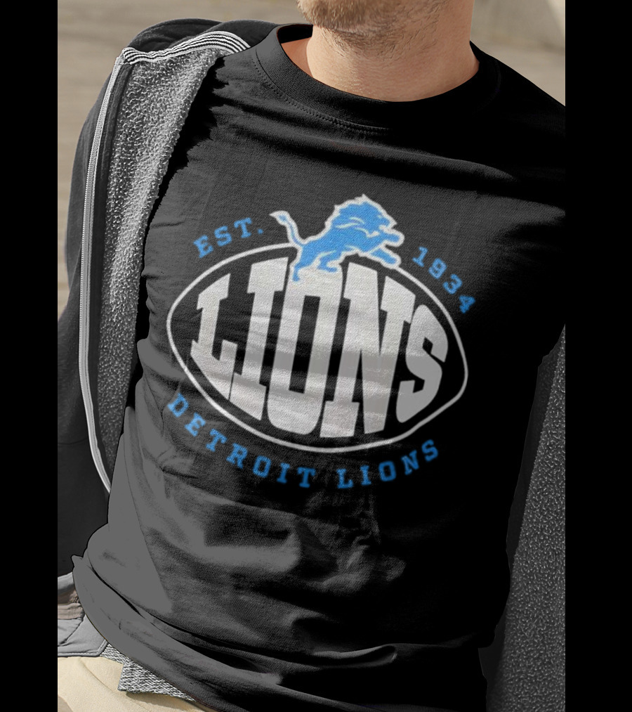 Detroit Lions Est. 1934 Boss X NFL Tra T-Shirt