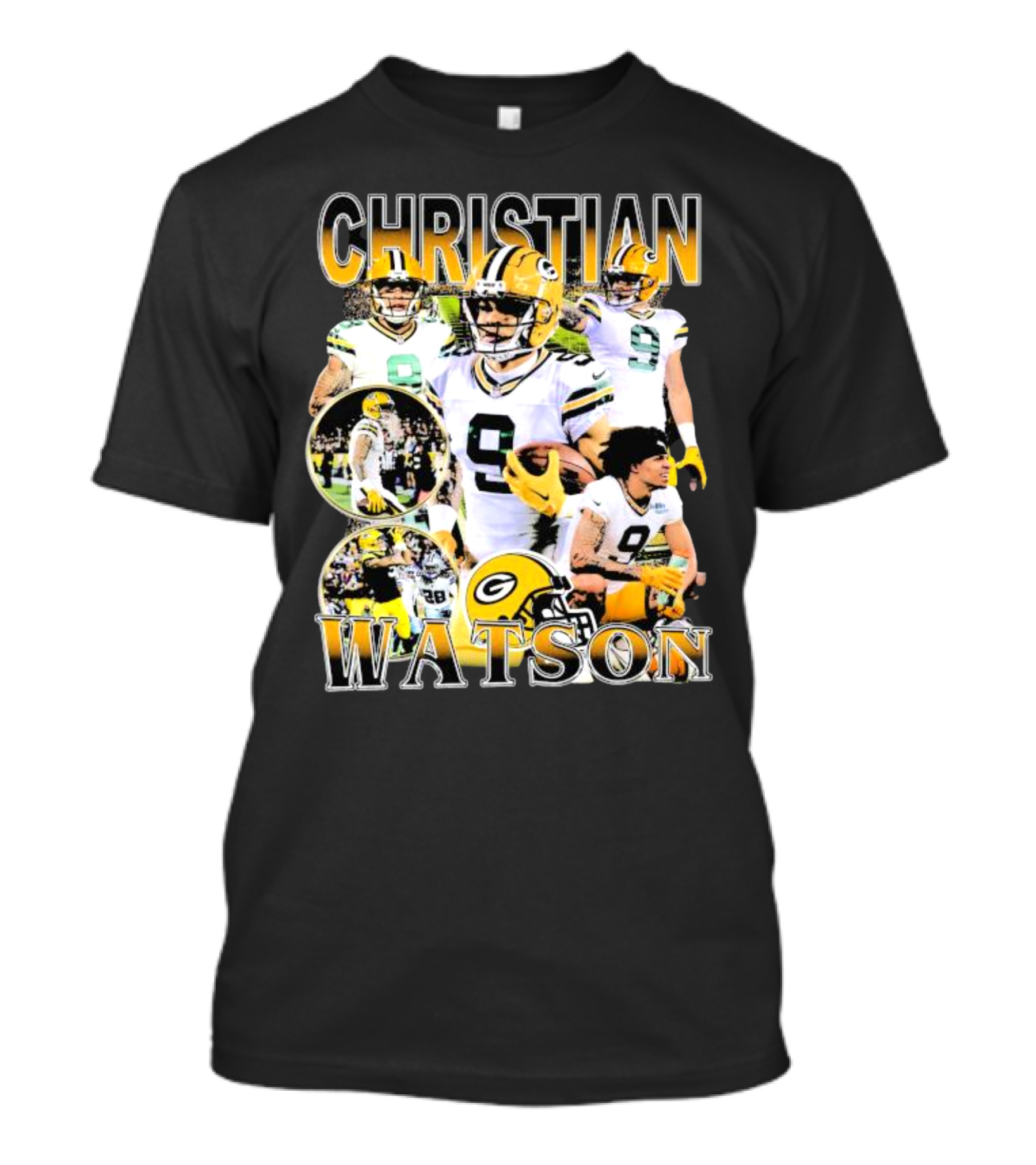 Christian Watson Green Bay Packers Football Player Highlights T-Shirt