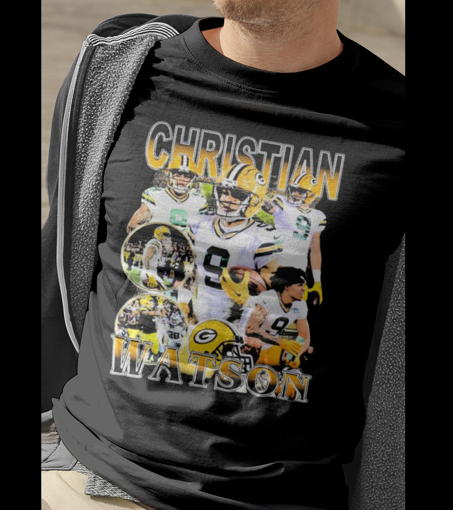 Christian Watson Green Bay Packers Football Player Highlights T-Shirt
