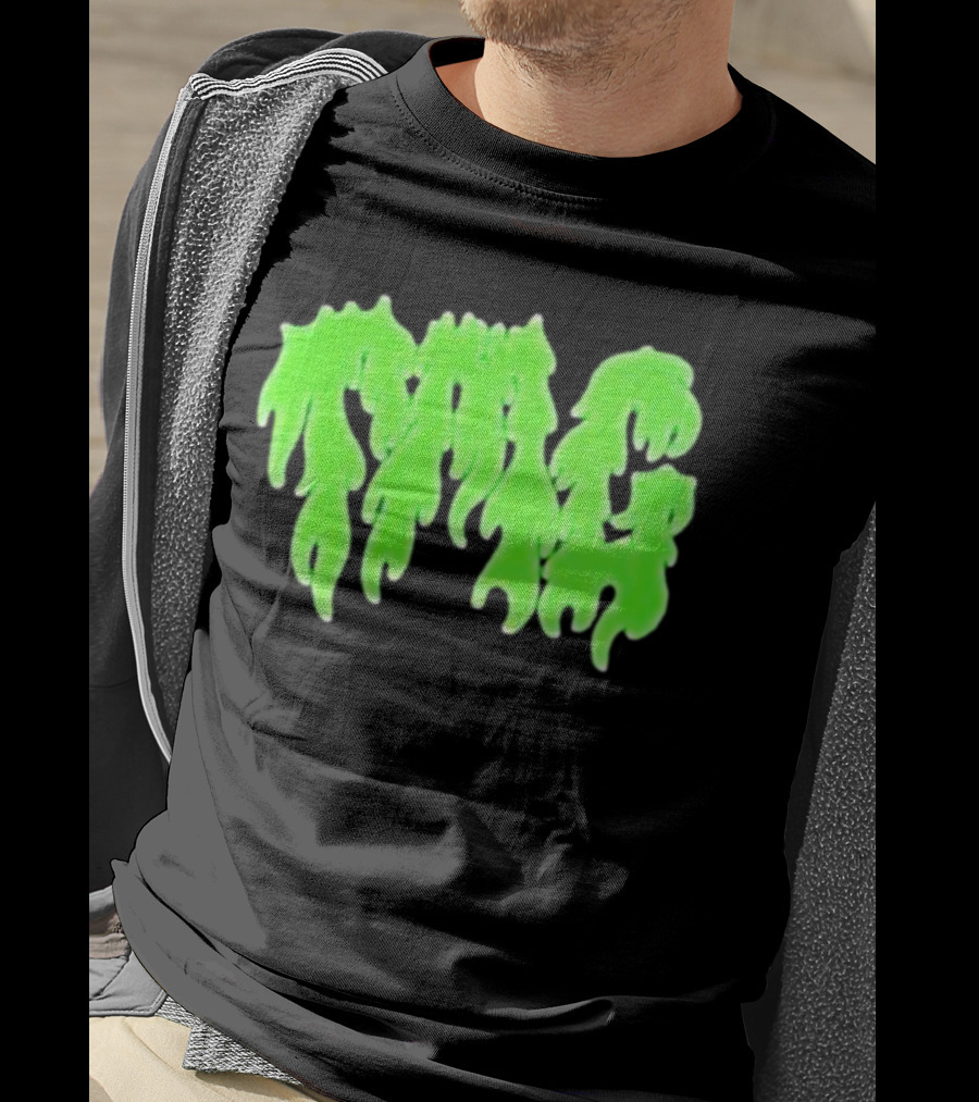 TMG Merch Slime Green Drip TMG T-Shirt