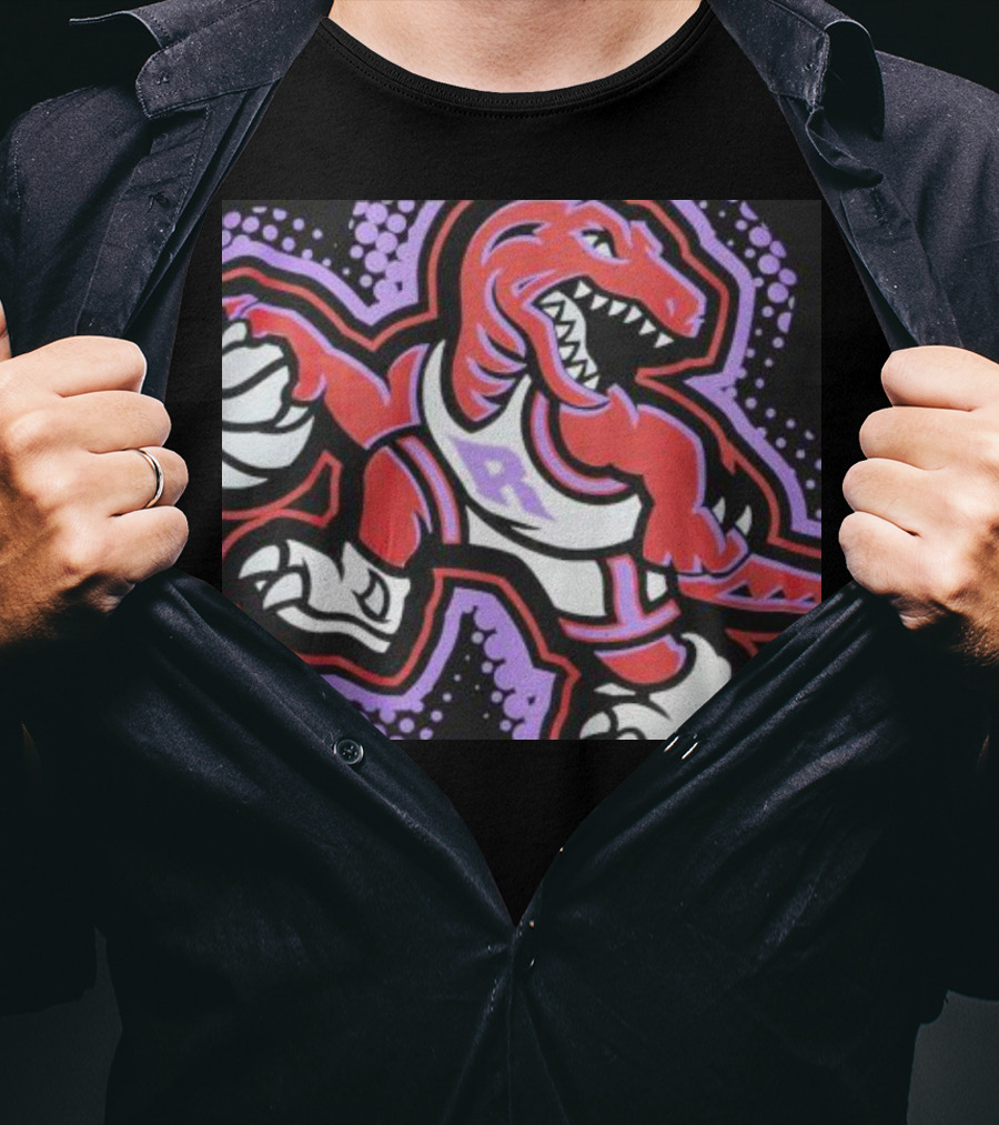 Big Face 7.0 SS Toronto Raptors Dinosaur T-Shirt