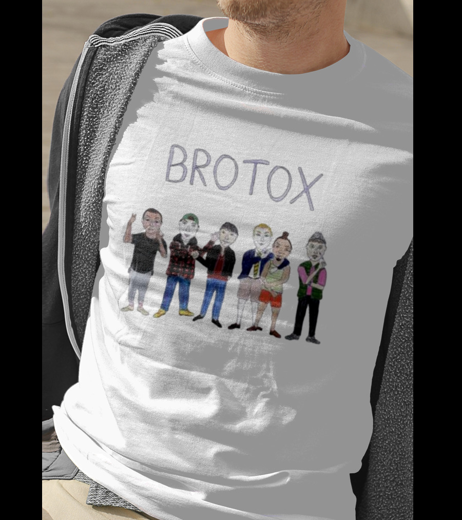 BROTOX Group Of Six Characters T-Shirt
