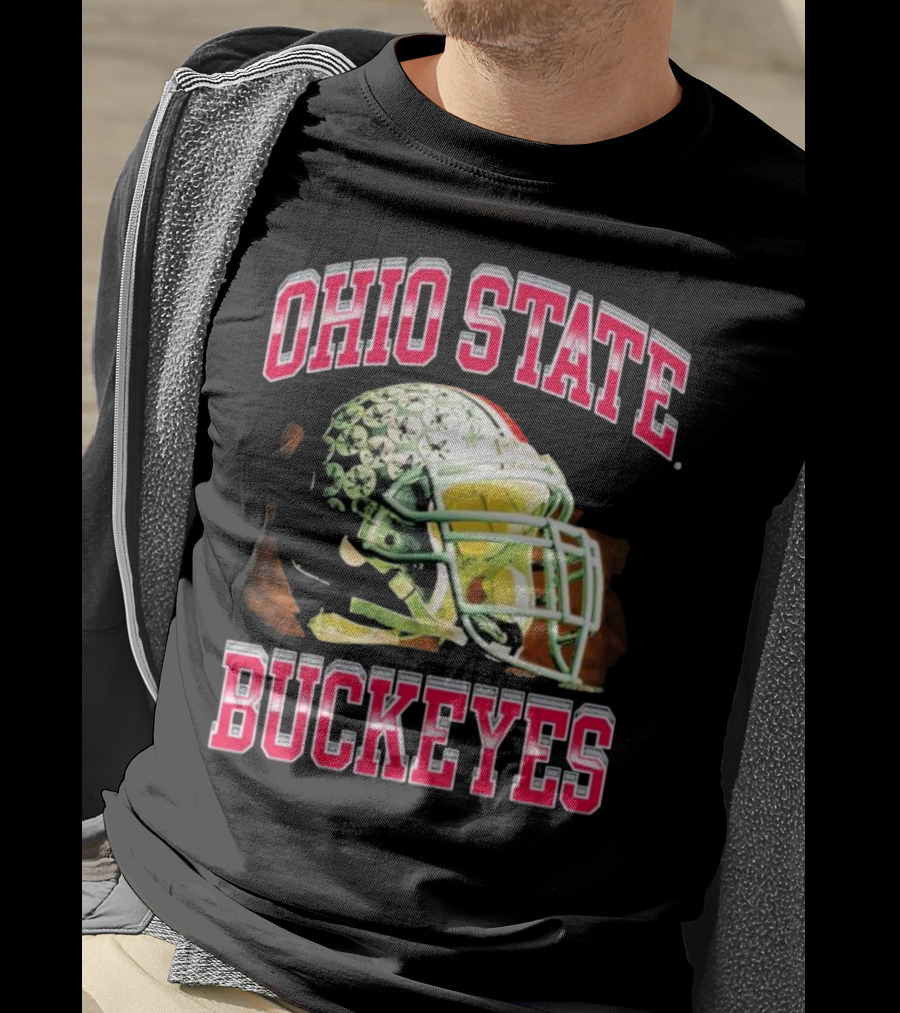 Ohio State Buckeyes Football Helmet T-Shirt