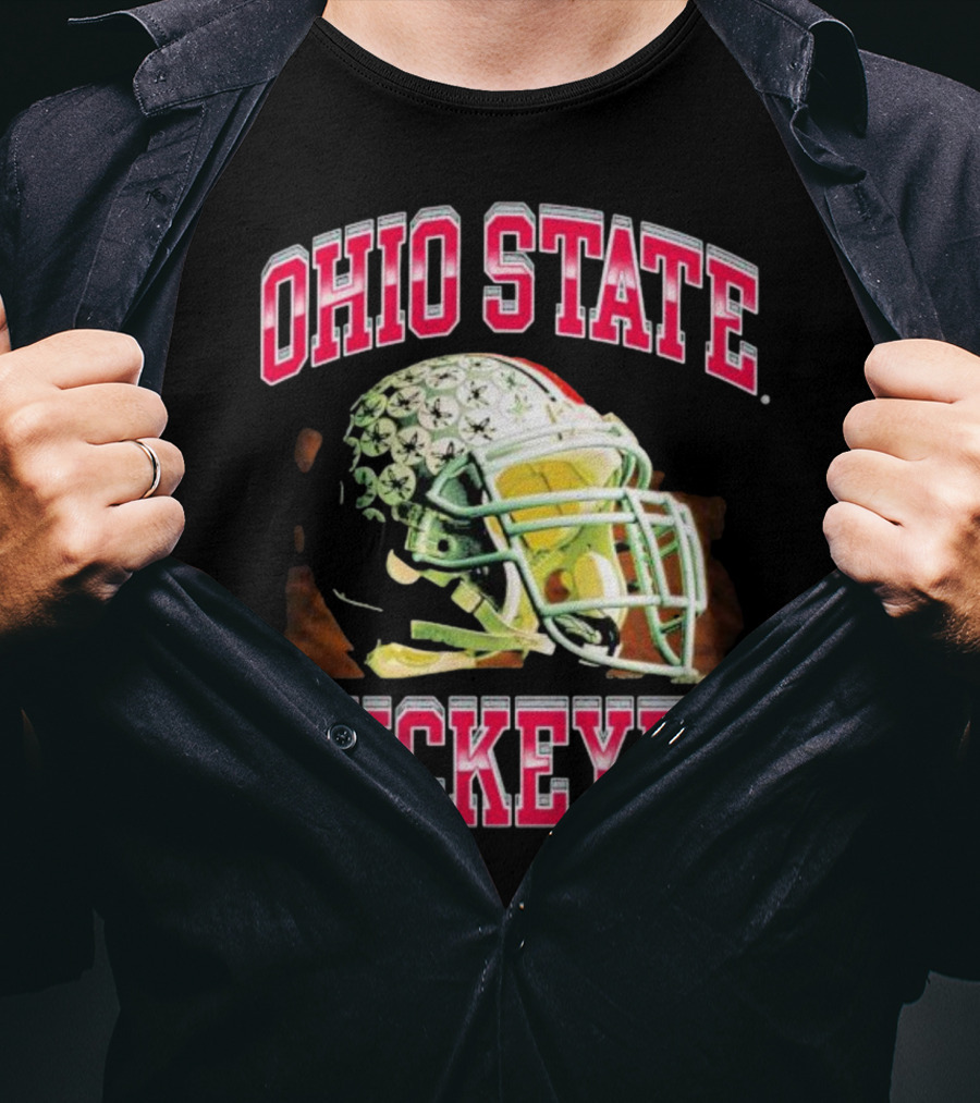 Ohio State Buckeyes Football Helmet T-Shirt