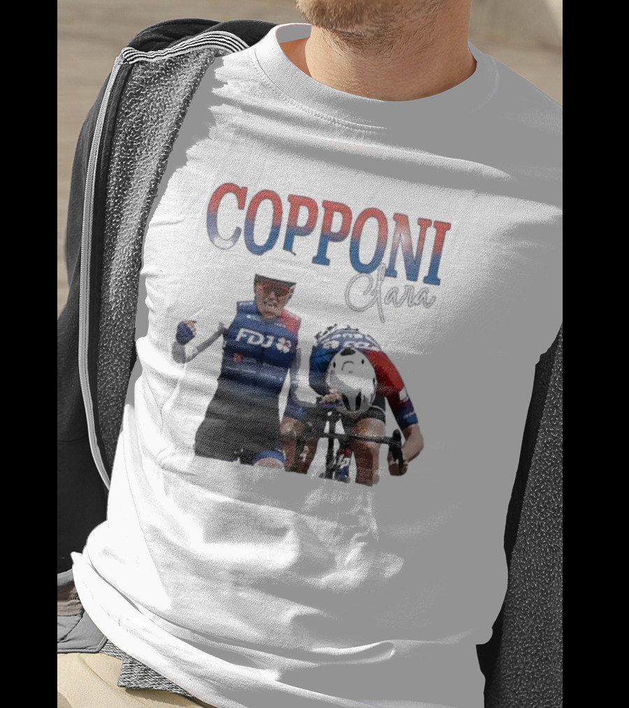 Clara Copponi FDJ Cycling Racing Champion T-Shirt