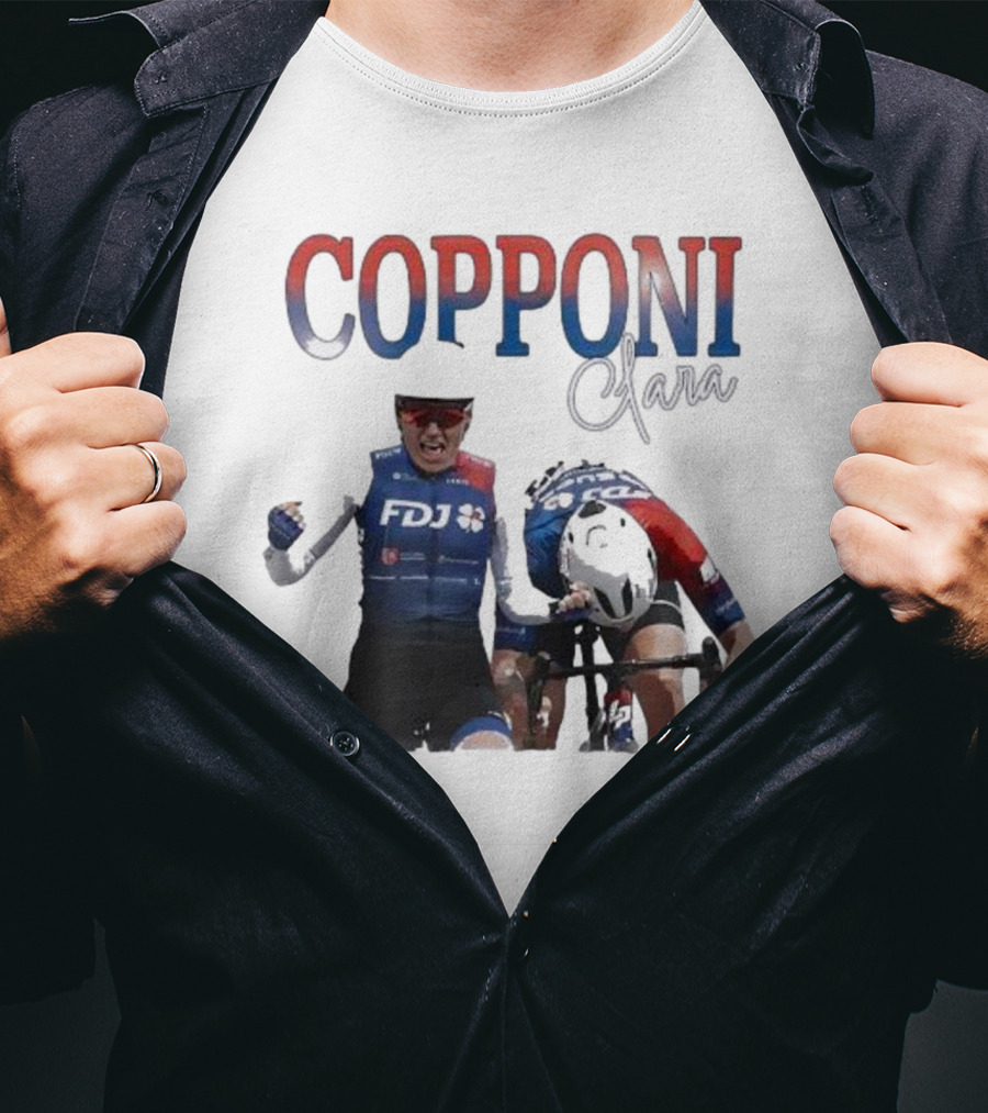 Clara Copponi FDJ Cycling Racing Champion T-Shirt