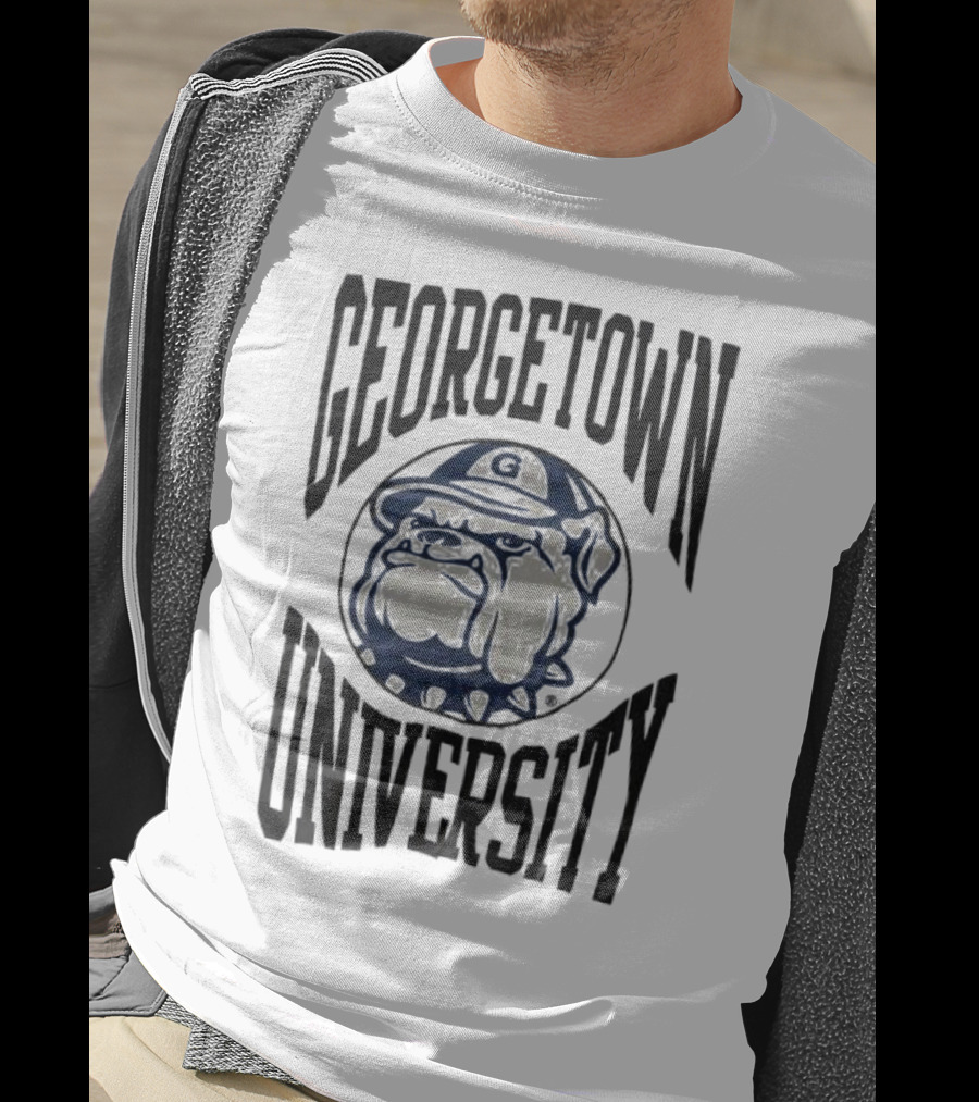 Georgetown University Bulldog Lightweight Crew 3.0 T-Shirt