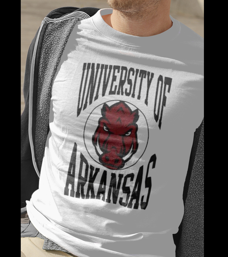 University Of Arkansas Razorbacks Lightweight Crew 3.0 T-Shirt