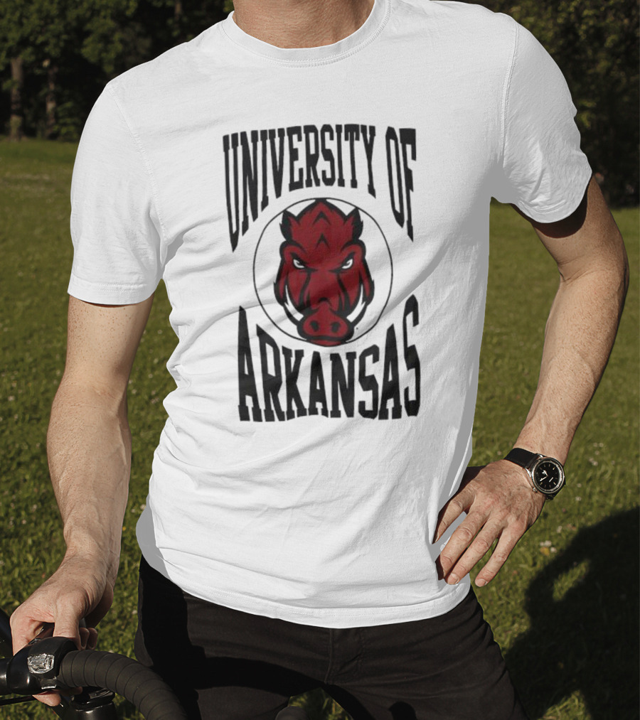 University Of Arkansas Razorbacks Lightweight Crew 3.0 T-Shirt