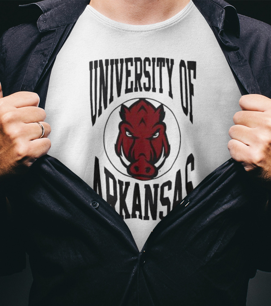 University Of Arkansas Razorbacks Lightweight Crew 3.0 T-Shirt