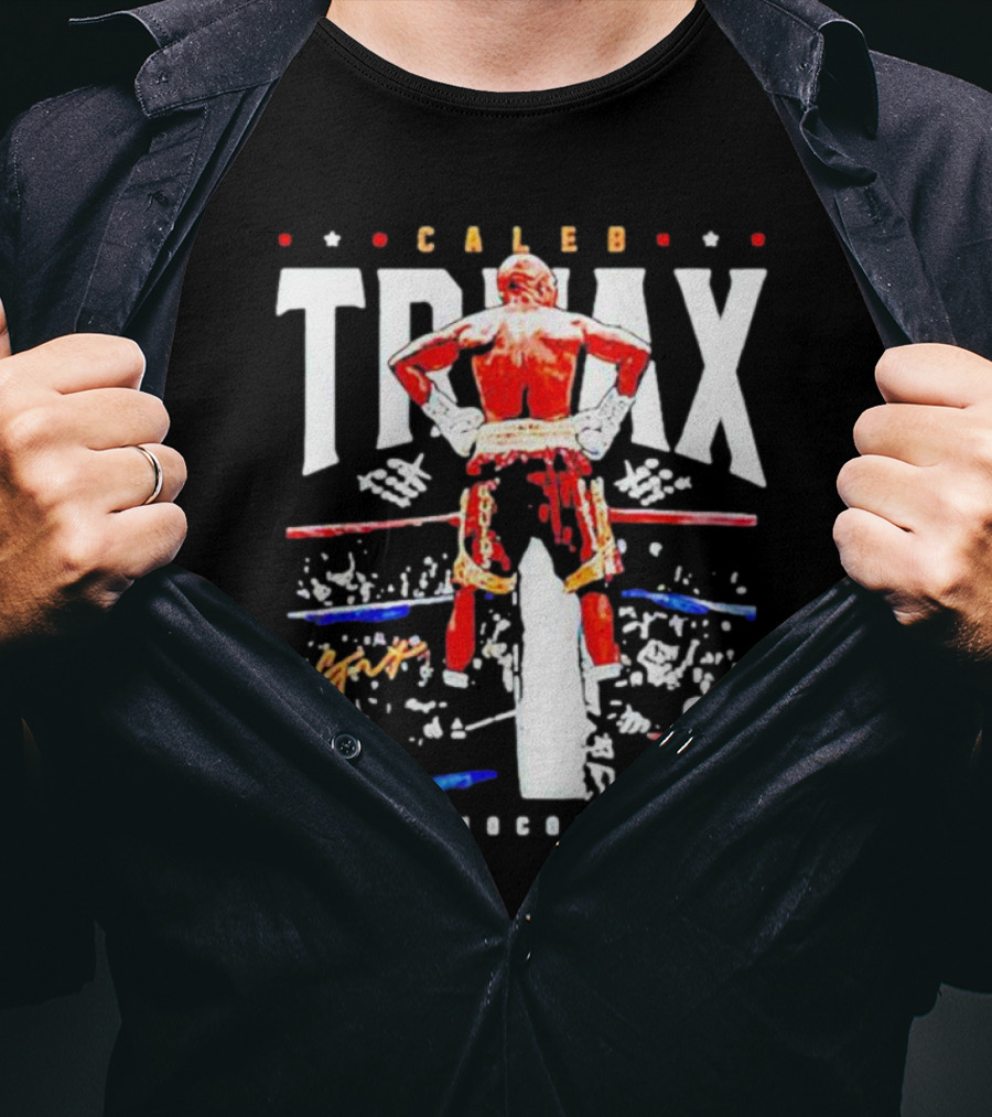 Caleb Truax Boxing Back Silhouette Cutnocorners T-Shirt