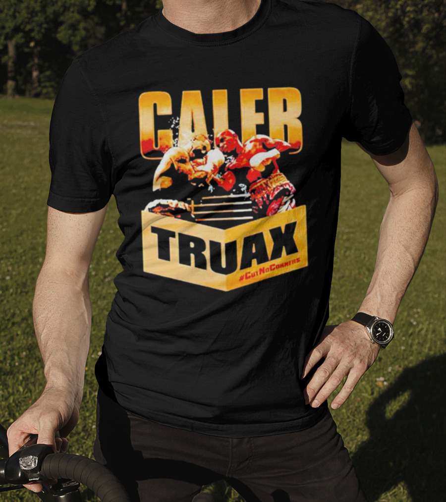 Caleb Truax Boxing Knockout #CutNoCorners T-Shirt