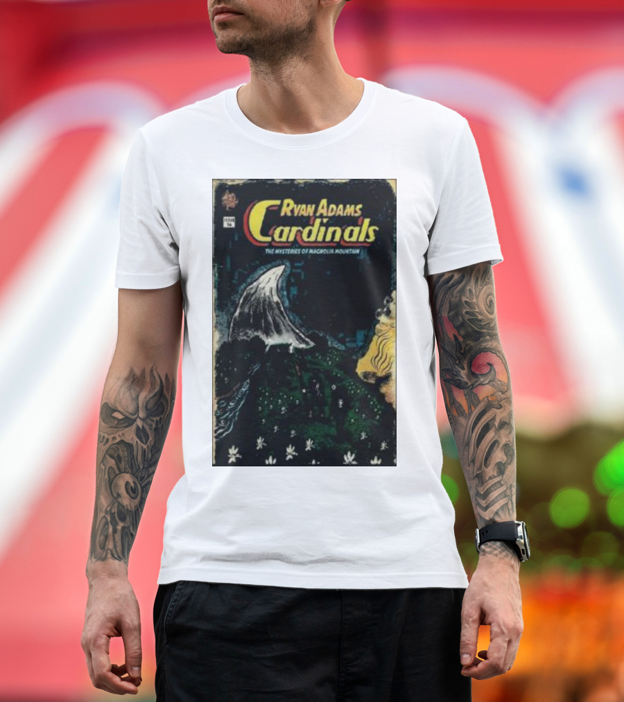 Ryan Adams Cardinals The Mysteries of Magnolia Mountain Comic T-Shirt