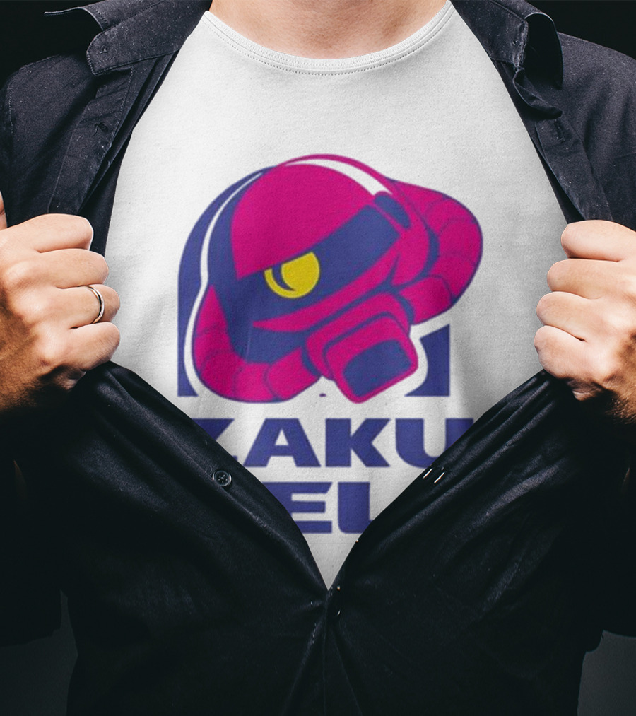 Dead Set Media Zaku Bell Mecha Fast Food Mashup T-Shirt